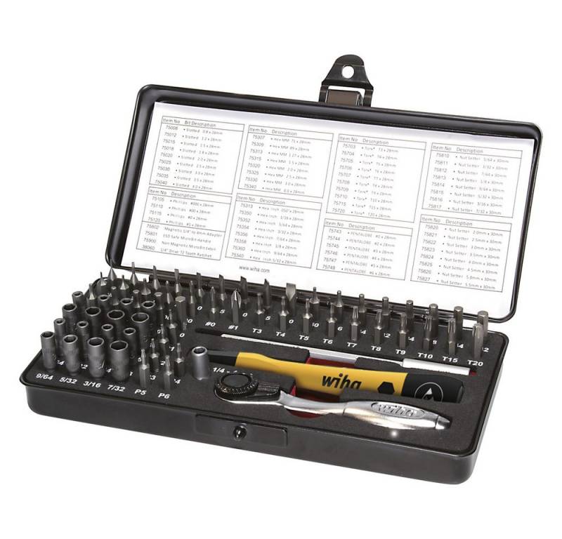 Wiha Bit-Set Micro-Bit Set ESD, gemischt, 66-teilig Wiha Bit-Set Micro-Bit Set ESD, gemischt, 66-teilig von Wiha