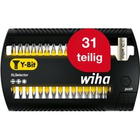 Bit Set XLSelector Y-Bit 31-tlg. i 25 mm i ph, pz, torx 1/4' C6,3 i magnetischer Bithalter i Verschrauben von Schrauben in Y-Form (41832) - Wiha von Wiha