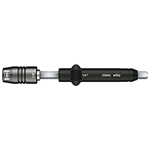 Wiha Bithalter für Drehmoment-Schraubendreher mit Quer- oder Pistolengriff (28758) 1/4 mm x 125 mm von Wiha