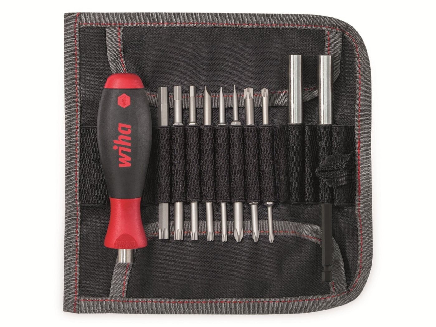 Wiha Bohrer- und Bitset WIHA Bit Set Montage 20-tlg inkl. Rolltasche von Wiha