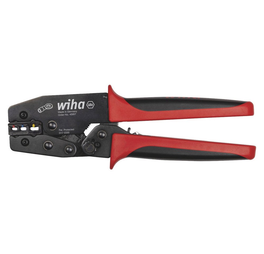 Wiha Crimpzange Wiha 45957 Crimpzange Isolierte Kabelschuhe, Kontakte 0.5 bis 6 mm² Wiha Crimpzange Wiha 45957 Crimpzange Isolierte Kabelschuhe, Kontakte 0.5 bis 6 mm² von Wiha