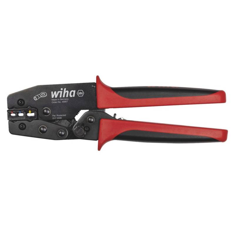 Wiha Crimpzange Wiha 45957 Crimpzange Isolierte Kabelschuhe, Kontakte 0.5 bis 6 mm² von Wiha