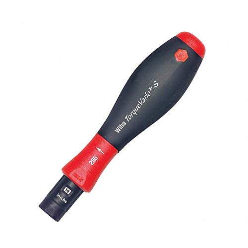 Wiha Drehmoment-Schraubendreher TorqueVario-S 10-50 Zoll Pfund, Torx, Multi, 0.59 lbs, 1.4 x 8 x 1.4 in, serialisiert, kalibriert, geschlossener Mechanismus von Wiha