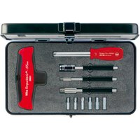 Wiha Drehmoment-Schraubendreher mit Quergriff Set TorqueVario®-S Tplus gemischt 11-tlg. variabel einstellbare Drehmomentbegrenzung in Box von Wiha