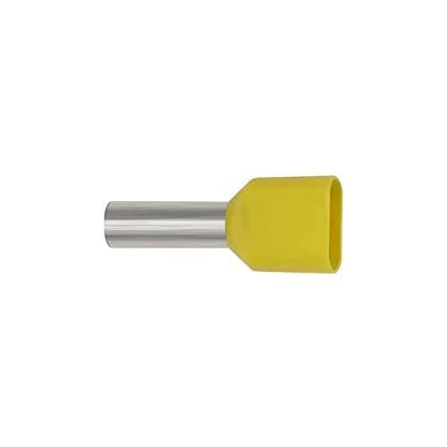 Wiha Extremo del cable gemelo con cuello de plástico 50 ud. codificación por colores DIN 2 x 6 (43952) von Wiha