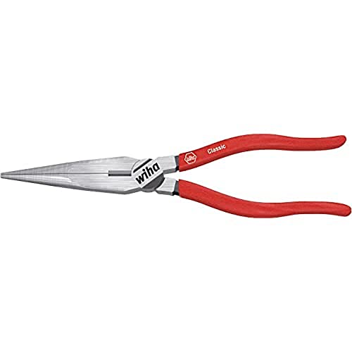 Wiha Flachrundzange Classic mit Schneide gerade Form (26718) 160 mm von Wiha