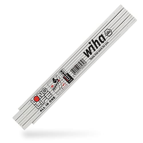 Wiha Meterstab Longlife® Plus Composite 2 m metrische Skala, (33232) 10 Glieder von Wiha