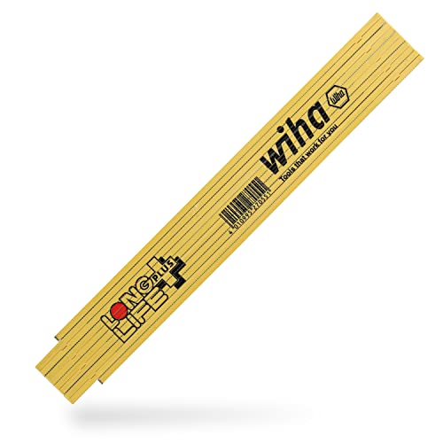 Wiha Meterstab Longlife® Plus Composite 2 m metrische Skala, (27055) 10 Glieder von Wiha