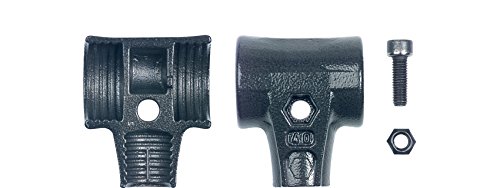 Wiha Hammerschalen Set mit Schraube und Sicherungsmutter für Safety Schonhammer (26668) 30 mm von Wiha