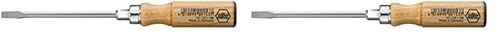 Wiha Holz Schlitz-Schraubendreher, 14.0 x 250 1628 (Packung mit 2) von Wiha