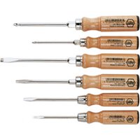Wiha Holz-Schraubendreher Set Schlitz, Phillips 6-tlg. von Wiha