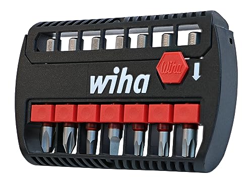 Wiha Impact Power Bit Buddy Set PH, Sq, Tx - One Size - Bitsatz - 7 Stück - 1/4 Zoll Antrieb von Wiha