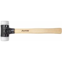 Wiha Schonhammer Safety sehr hart/sehr hart mit Hickory-Holzstiel, Rund-Schlagkopf 50 mm von Wiha