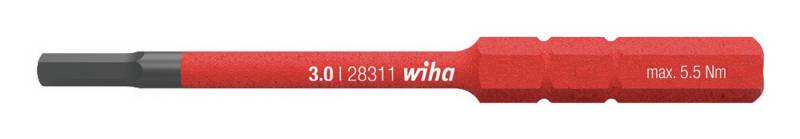 Wiha Schraubendreher, Wechselklinge slimBit VDE Sechskant 5 x 75 mm Wiha Schraubendreher, Wechselklinge slimBit VDE Sechskant 5 x 75 mm von Wiha