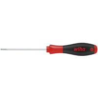 Wiha Schraubendreher SoftFinish® Schlitz mit Rundklinge für tiefliegende Schrauben 4,0 mm x 200 mm (00695) von Wiha