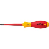 Wiha Schraubendreher SoftFinish® electric slimFix PlusMinus/Pozidriv SL/PZ1 x 80 mm von Wiha