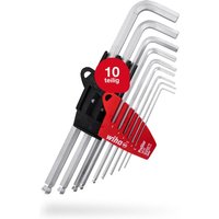 Wiha Stiftschlüssel Set mit ProStar Halter (07192) 9tlg. Innensechskant Satz mit Kugelkopf Innensechskantschlüssel 1,5/ 2/ 2,5/ 3/ 4/ 5/ 6/ 8/ 10 von TOOLLAND