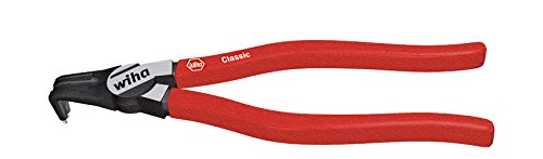Wiha Sicherungsringzange Classic mit MagicTips® für Innenringe (Bohrungen) mit abgewinkelter Form (34697) J 41, 305 mm von Wiha