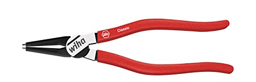 Wiha Sicherungsringzange Classic mit MagicTips® für Innenringe (Bohrungen) mit gerader Form (34688) J 0, 140 mm von Wiha