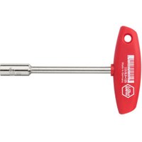 Wiha Steckschlüssel mit Quergriff Vierkant glanzvernickelt 6 mm x 125 mm von Wiha