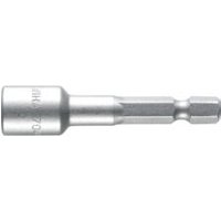 Steckschlüsseleinsatz magnetisch 55 mm Außensechskant 1/4' E6,3 13,0 mm (04631) - Wiha von Wiha