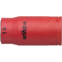 Wiha - Steckschlüsseleinsatz isoliert 1/2' Außensechskant 14,0 mm (43081) von Wiha