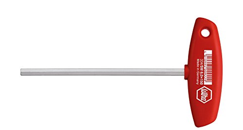Wiha Stiftschlüssel mit Quergriff Sechskant glanzvernickelt (00926) 7 x 200 mm von Wiha