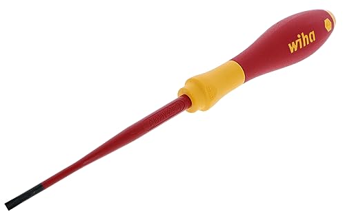 Wiha Tools 32046 Insulated Slim Line Slotted Screwdriver With Cushion Grip - 3.5 x 100 mm. by Wiha Tools von Wiha
