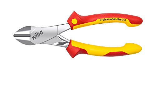 Wiha 40921 Kraftseitenschneider Professional Electric mit DynamicJoint-40921, 160 mm, rot von Wiha