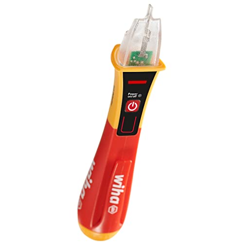 Wiha Spannungsprüfer Volt Detector, berührungslos, einpolig 90 - 1.000 V AC I Phasenprüfer mit optischem Signal (43798) Wiha Spannungsprüfer Volt Detector, berührungslos, einpolig 90 - 1.000 V AC I Phasenprüfer mit optischem Signal (43798) von Wiha