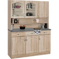 wiho Küchen Küchenbuffet "Linz" 120 cm breit, in Landhaus-Optik von Wiho Küchen