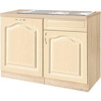 wiho Küchen Spülenschrank "Linz", 110 cm breit, inkl. Tür/Sockel für Geschirrspüler, in Landhaus-Optik wiho Küchen Spülenschrank "Linz", 110 cm breit, inkl. Tür/Sockel für Geschirrspüler, in Landhaus-Optik von Wiho Küchen