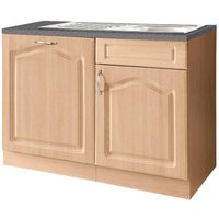 wiho Küchen Spülenschrank "Linz", 110 cm breit, inkl. Tür/Sockel für Geschirrspüler, in Landhaus-Optik wiho Küchen Spülenschrank "Linz", 110 cm breit, inkl. Tür/Sockel für Geschirrspüler, in Landhaus-Optik von Wiho Küchen