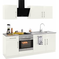wiho Küchen Küchenzeile "Cali", mit E-Geräten, Breite 220 cm mit Metallgriffen von Wiho Küchen