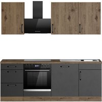 wiho Küchen Küchenzeile "Elba" wahlweise mit Hanseatic E-Geräten, Breite 220 cm von Wiho Küchen