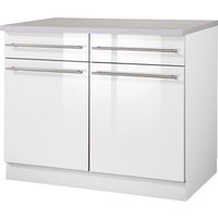 wiho Küchen Unterschrank "Chicago", 100 cm breit, 2 Schubkästen und 2 Türen, für viel Stauraum wiho Küchen Unterschrank "Chicago", 100 cm breit, 2 Schubkästen und 2 Türen, für viel Stauraum von Wiho Küchen