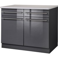 wiho Küchen Unterschrank "Chicago", 100 cm breit, 2 Schubkästen und 2 Türen, für viel Stauraum wiho Küchen Unterschrank "Chicago", 100 cm breit, 2 Schubkästen und 2 Türen, für viel Stauraum von Wiho Küchen