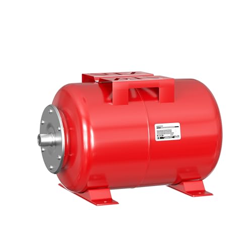 Wiltec Ausdehnungsgefäß 24 Liter, Membrankessel für Hauswasserwerke und Druckerhöhungsanlagen mit EPDM Membran von Wiltec