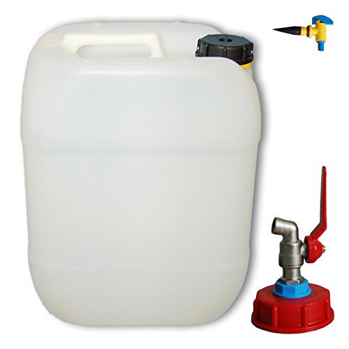 Wilai 20 Liter Kanister mit Metallhahn & Entlüftungshahn (DIN 61) von Wilai