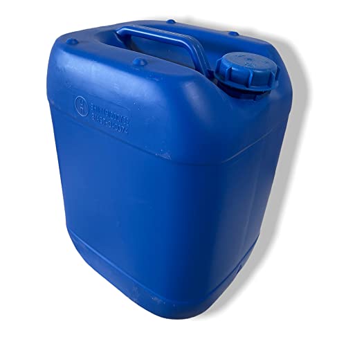 20 Liter Wasserkanister Kanister Behälter, blau DIN 61 von Wilai