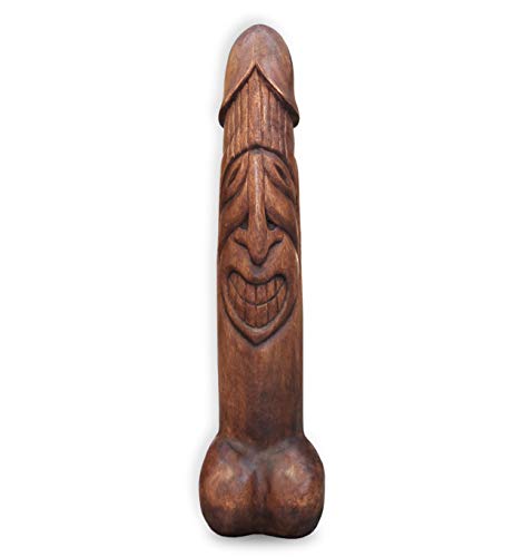 Wilai Details zu Phallus 63 cm stehend Holz massiv XXL Erotik Skulptur Fruchtbarkeitssymbol Kunst XXL ➽ ECHTE Handarbeit von Wilai