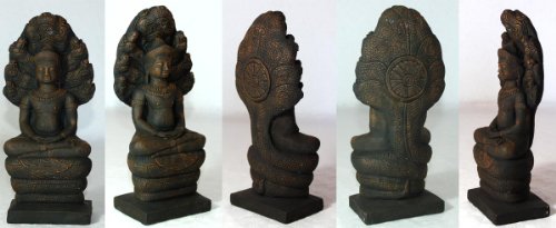 Wilai Naga-Buddha, Schlangenbuddha schwarz von Wilai