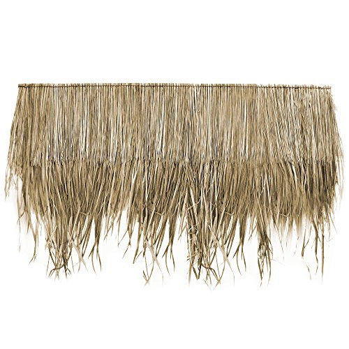 Thaiboo Palmdach Paneele Palmschindel Palmenblätter | Nachhaltiges Naturmaterial | Wetterfest Regendicht und Langlebig | Innen- und Außenbereich | ca. 115 cm x 80 cm | 1 Stück von Thaiboo