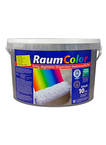 Raumcolor getönt Basaltgrau 10 Liter ca. 60 m² Innenfarbe Wandfarbe Wilckens Farbe Trendfarbe hochdeckend von Handelskönig