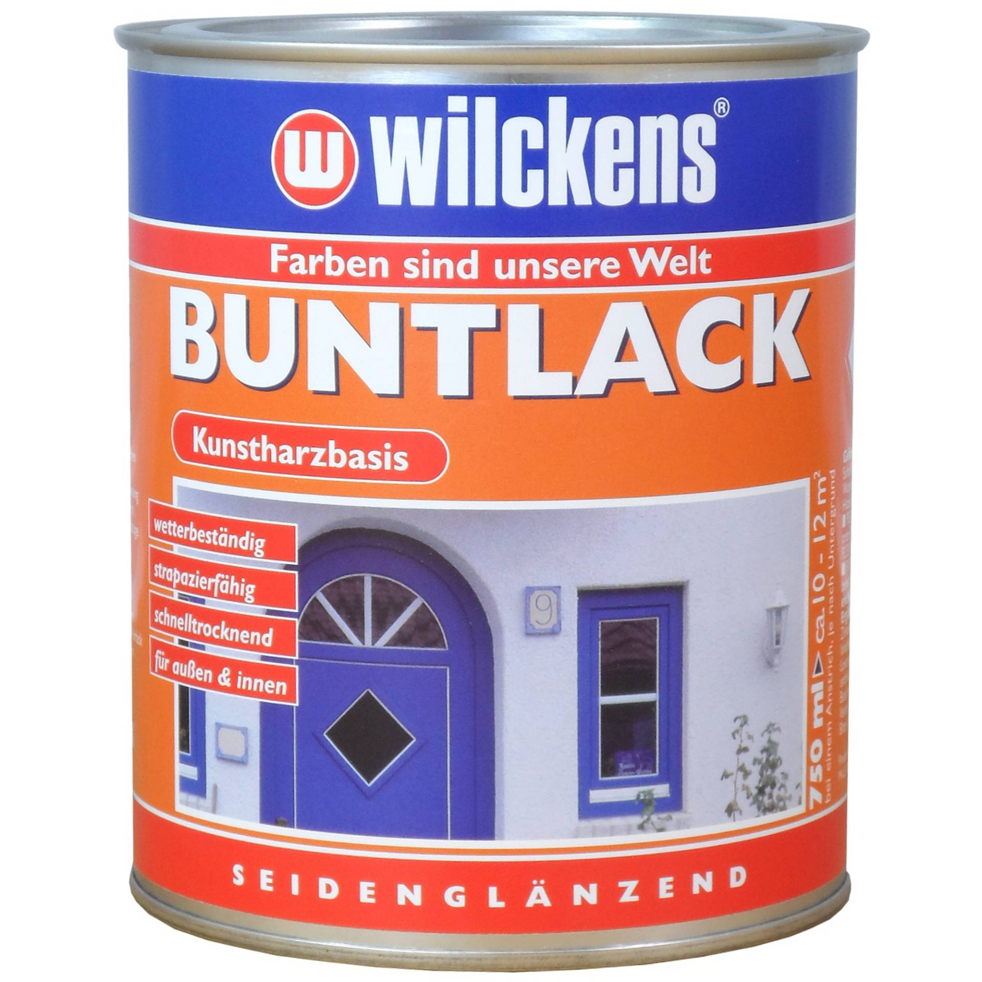 Wilckens Buntlack 'RAL 3000' feuerrot seidenglänzend 750 ml Wilckens Buntlack 'RAL 3000' feuerrot seidenglänzend 750 ml von Wilckens