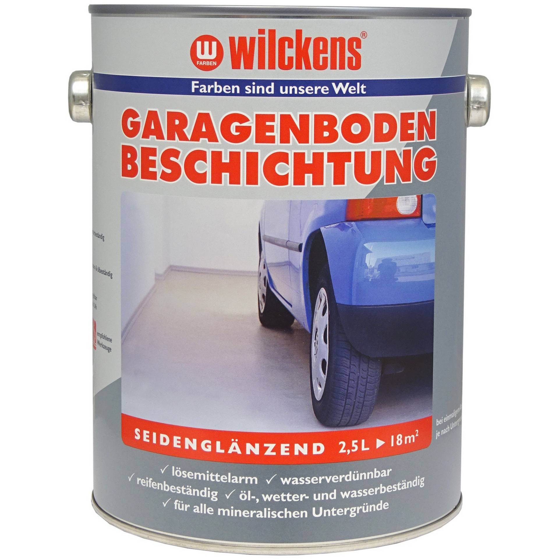 Wilckens Garagenboden-Beschichtung kieselgrau 2,5 l Wilckens Garagenboden-Beschichtung kieselgrau 2,5 l von Wilckens