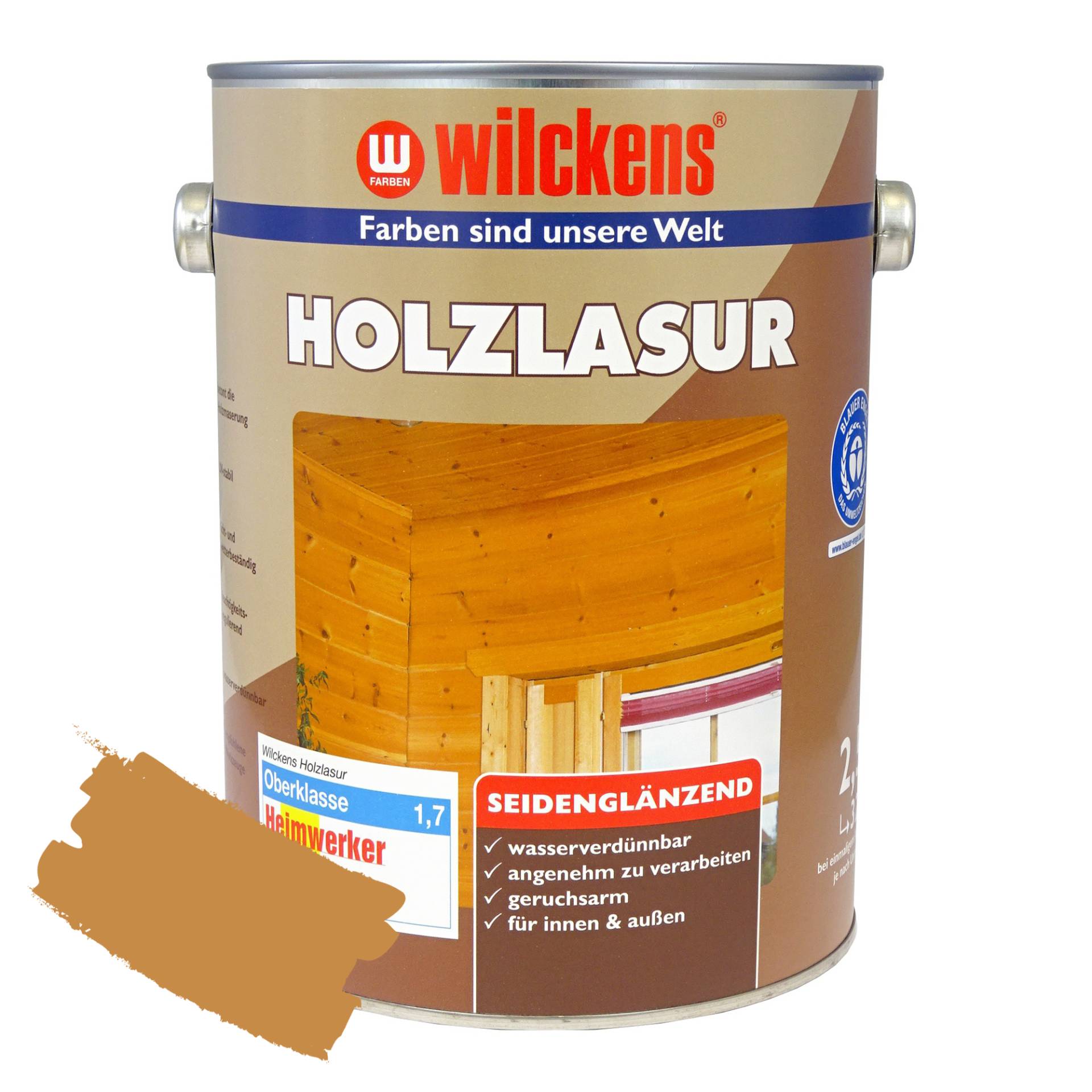Wilckens Holzlasur LF eichefarbend seidenglänzend 2,6 l Wilckens Holzlasur LF eichefarbend seidenglänzend 2,6 l von Wilckens