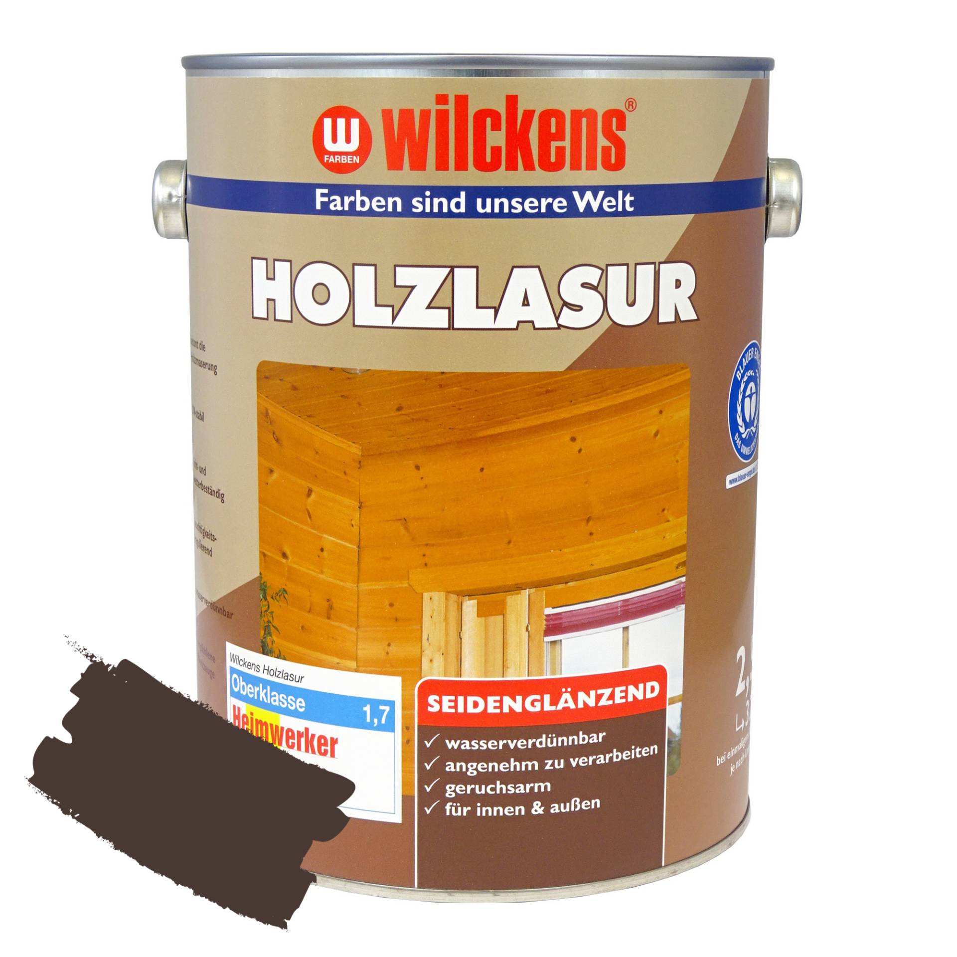 Wilckens Holzlasur LF palisanderfarbend seidenglänzend 2,6 l Wilckens Holzlasur LF palisanderfarbend seidenglänzend 2,6 l von Wilckens