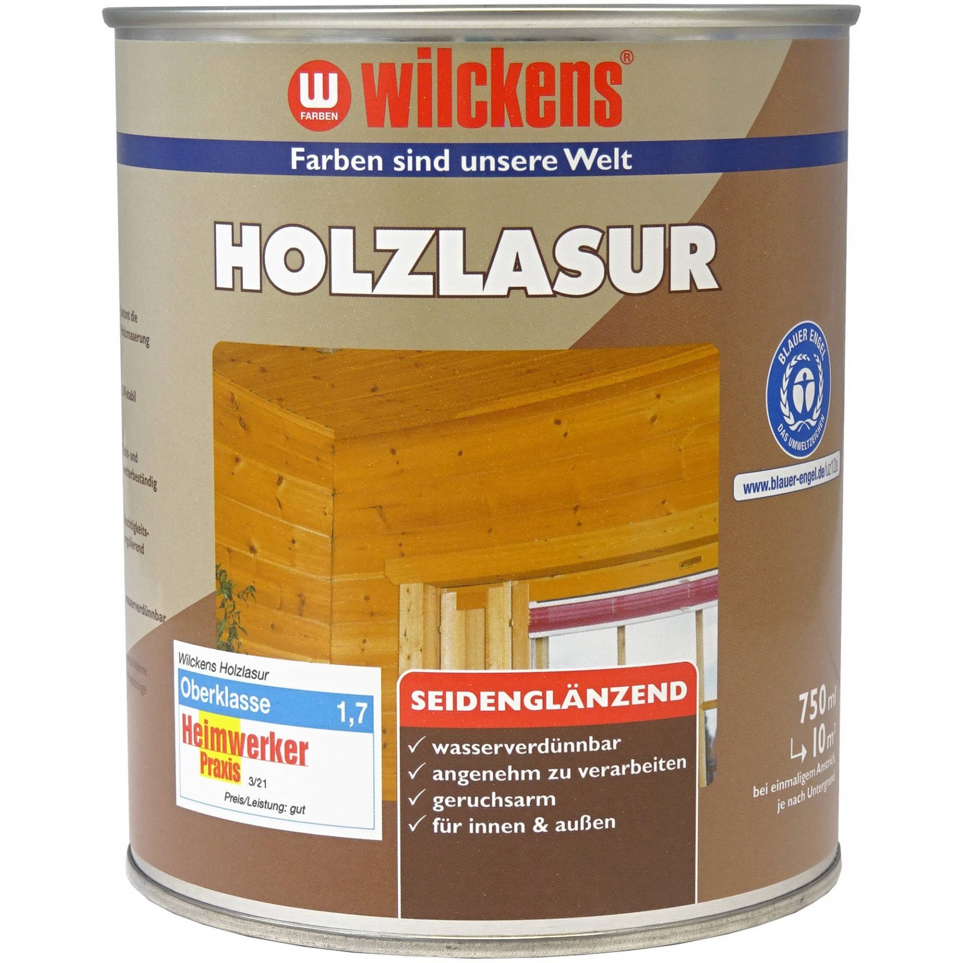 Wilckens Holzlasur teakfarben 750 ml Wilckens Holzlasur teakfarben 750 ml von Wilckens