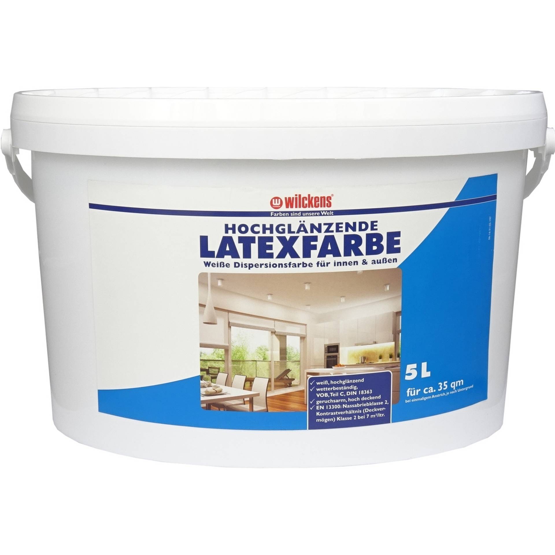 Wilckens Latexfarbe weiß 5 l Wilckens Latexfarbe weiß 5 l von Wilckens